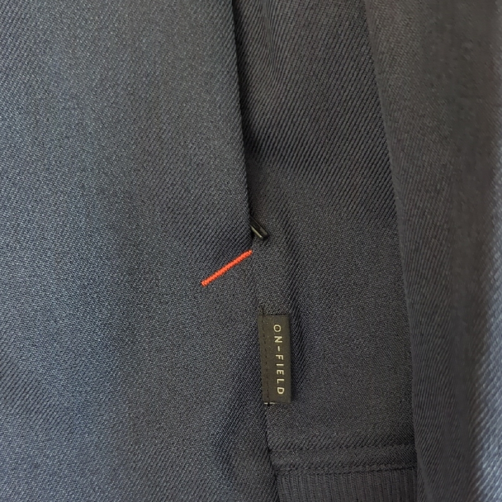 Nike Navy and Orange Chicago Bears Full-Zip Bomber Jacket - Picture 3 of 8